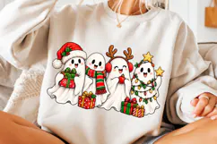 Christmas Ghost PNG, Funny Christmas PNG, Christmas PNG Product Image 3
