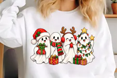 Christmas Ghost PNG, Funny Christmas PNG, Christmas PNG Product Image 5