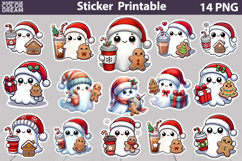 Christmas Sticker Bundle | Christmas Animals Sticker Product Image 9
