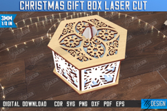 3D Christmas Gift Boxes Laser Cut Bundle, Candy Holder SVG Product Image 12