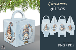Christmas gift box. Christmas gnomes Product Image 1