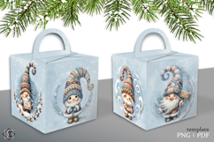Christmas gift box. Christmas gnomes Product Image 2