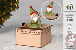 Christmas Gift Boxes Bundle laser Cut. Christmas SVG Product Image 5