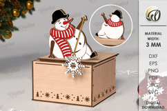 Christmas Gift Boxes Bundle laser Cut. Christmas SVG Product Image 6