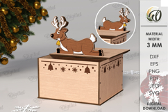 Christmas Gift Boxes Bundle laser Cut. Christmas SVG Product Image 8