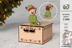 Christmas Gift Boxes Bundle laser Cut. Christmas SVG Product Image 9