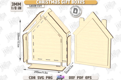Christmas Gift Boxes Laser Cut Bundle|Xmas Presents|Holiday Product Image 3