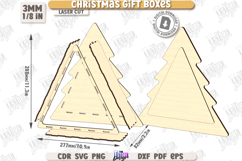 Christmas Gift Boxes Laser Cut Bundle|Xmas Presents|Holiday Product Image 6
