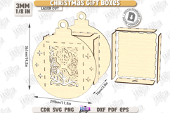 Christmas Gift Boxes Laser Cut Bundle|Xmas Presents|Holiday Product Image 12