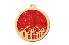 Christmas Gift Boxes Ornament SVG Product Image 2