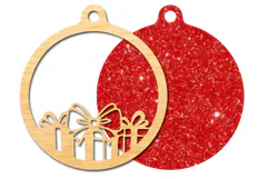 Christmas Gift Boxes Ornament SVG Product Image 3