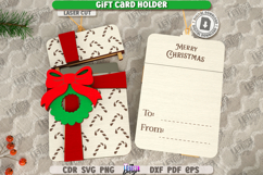Christmas Gift Card Holder Laser Cut|Greeting Card|Holidays Product Image 1