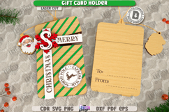 Christmas Gift Card Holder Laser Cut Bundle, Xmas Money Card Product Image 6