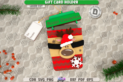 Christmas Gift Card Holder Laser Cut Bundle, Xmas Money Card Product Image 7