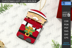Christmas Gift Card Holder Laser Cut |Xmas Gift Idea| Santa Product Image 1