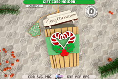 Christmas Gift Card Holder Laser Cut Bundle, Xmas Money Card Product Image 11