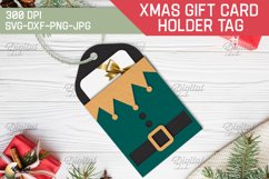 Christmas gift card holder tags bundle. 3D layered paper cut Product Image 11