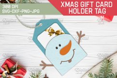 Christmas gift card holder tags bundle. 3D layered paper cut Product Image 6