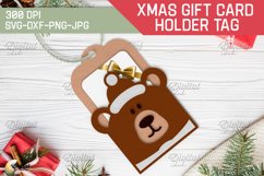 Christmas gift card holder tags bundle. 3D layered paper cut Product Image 7