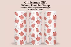 christmas gift pinkmas skinny tumbler sublimation wrap with high resolution and transparant background are for 20oz and 30oz skinny tumbler