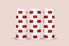 christmas gift skinny tumbler sublimation wrap with high resolution 300 DPI and transparant background perfect for 20oz and 30oz skinny tumbler