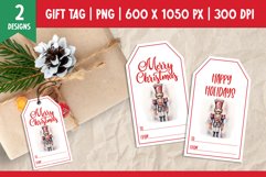 Merry Christmas Gift Tags Printable Templates nutcracker Product Image 1