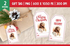 Merry Christmas Gift Tags Printable Template Jesus Product Image 1