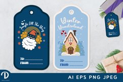 Christmas Gift Tag Printable Set Product Image 1