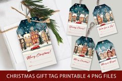 Christmas gift tag printable, Christmas label, xmas gift tag Product Image 1
