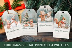 Christmas Gift Tags, Christmas labels, Christmas label tags Product Image 1