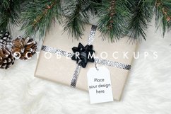 Gift Tag Mockup Christmas | Gift label Mockup Product Image 1