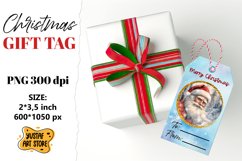 Christmas Gift Tags. Christmas labels Santa Claus design Product Image 1