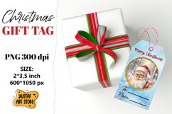 Christmas Gift Tags. Christmas labels Santa Claus design Product Image 1