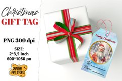 Christmas Gift Tags. Christmas labels Santa Claus design Product Image 1