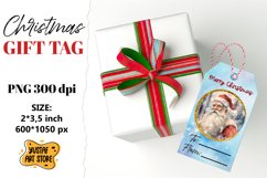 Christmas Gift Tags. Christmas labels Santa Claus design Product Image 1