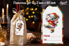 Christmas gift tags, funny Christmas animal cute koala PNG Product Image 2