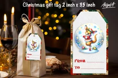 Christmas gift tags, funny Christmas animal baby kangaroo Product Image 2