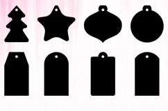 Christmas Gift Tags SVG. Christmas Tags SVG. Xmas Decor Product Image 2