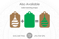 Christmas gift tag SVG cut files, Christmas Gift tags Product Image 2