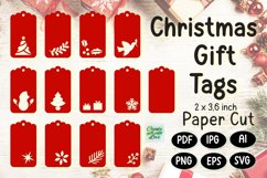 Christmas Gift Tags svg | Labels SVG | Paper Cut | Cricut