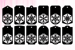 Christmas Gift Tags Template. Hang Tags SVG. Sale Tags SVG Product Image 2