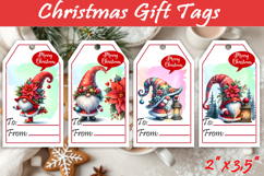 Christmas Gift Tags, Christmas labels, Christmas Gnomes tags Product Image 1
