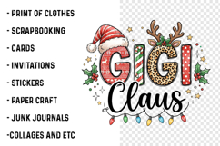 Christmas Gigi Claus Png Product Image 3