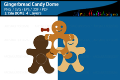 Gingerbread Candy Dome SVG Product Image 2