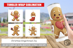 Tumbler Gingerbread Christmas Joy Product Image 1