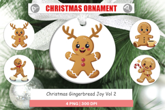 Ornament Gingerbread Christmas Joy Product Image 1