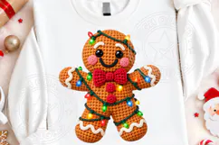 Christmas Gingerbread Latch Hook Yarn Crochet PNG Product Image 4