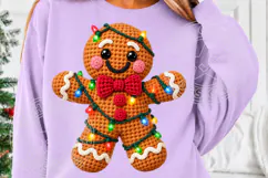 Christmas Gingerbread Latch Hook Yarn Crochet PNG Product Image 5