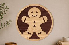 Christmas Gingerbread Man Laser Cut Product Image 1