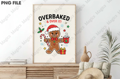 Christmas Gingerbread Man Overbaked Png Product Image 3